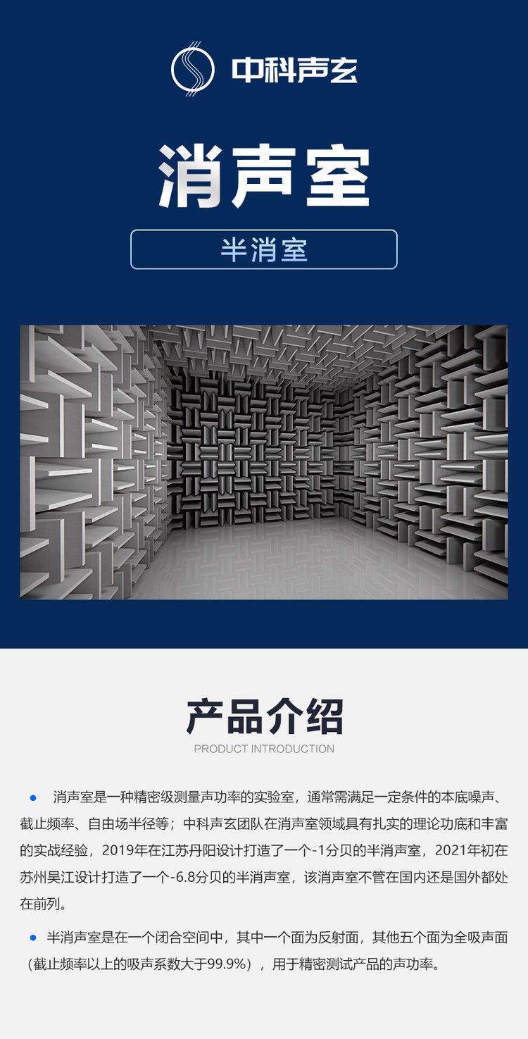 消声室 声学实验室 汽车整车噪声测试消音室 半消室 中科声玄 - 爱企